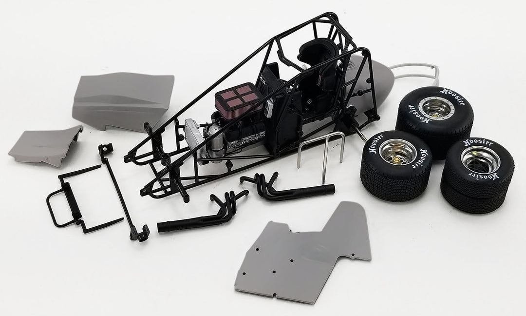 Winged Sprint Car Model Kit 1:18