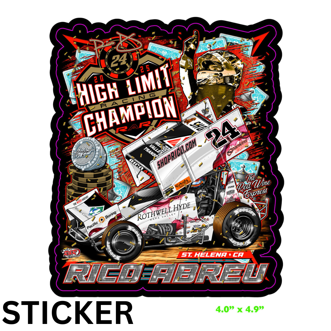 2025 High Limit Championship Sticker