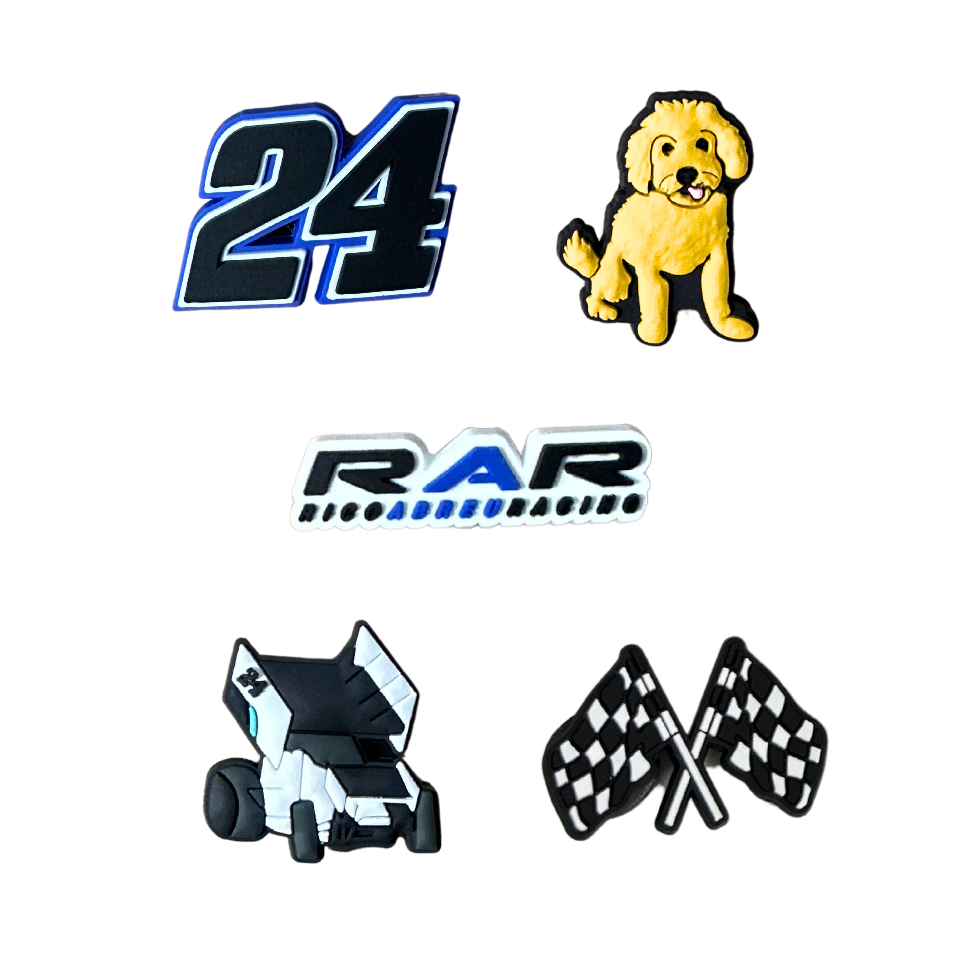 Original Croc Charm Set – Rico Abreu Racing