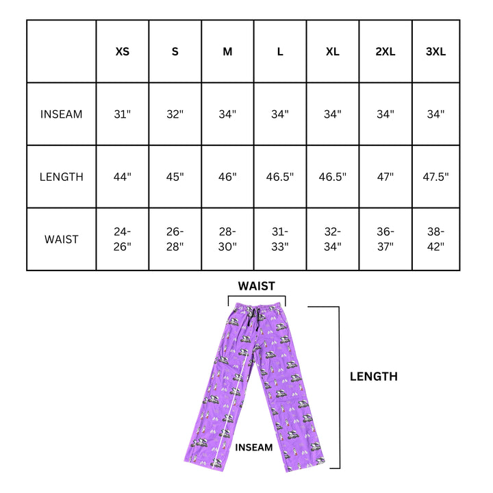 BLUE Adult Pajama Pants