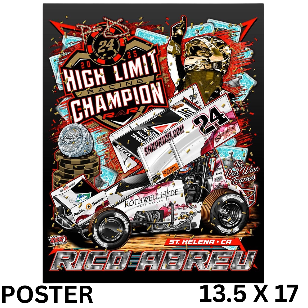 SIGNED 2025 High Limit Championship Poster