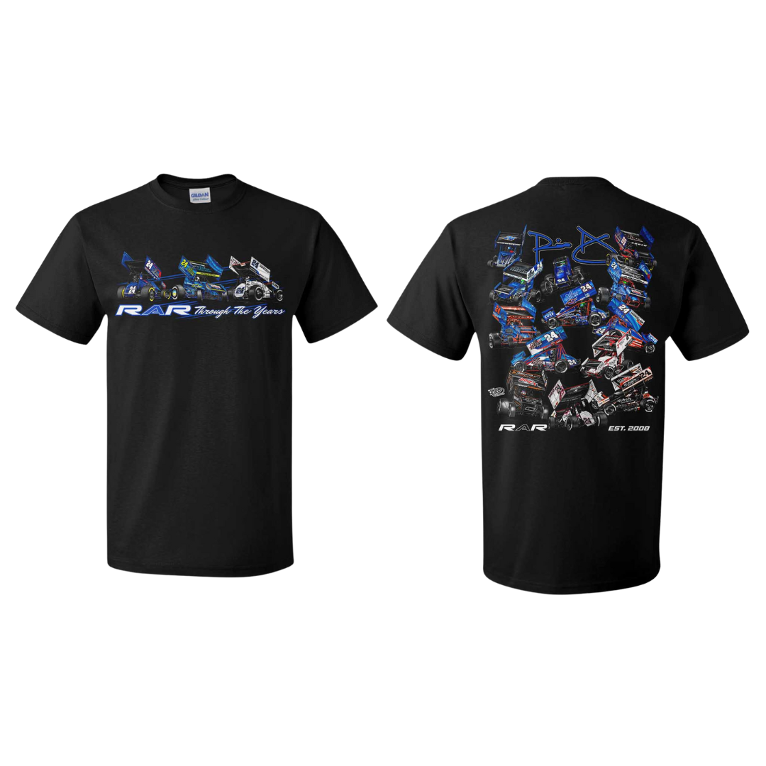 RAR Through The Years BLACK Tee