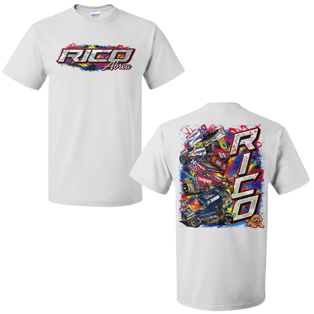 2026 White 3 Car Tee