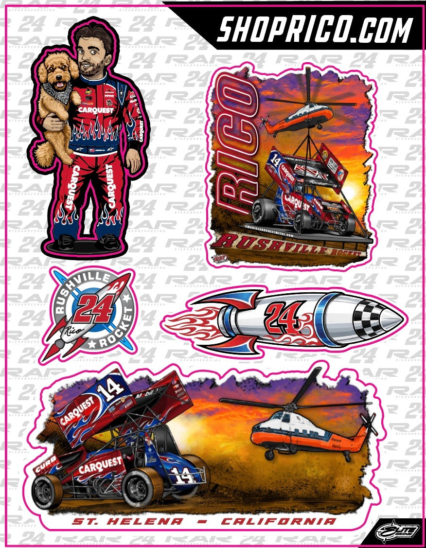 Helicopter Sticker Pack