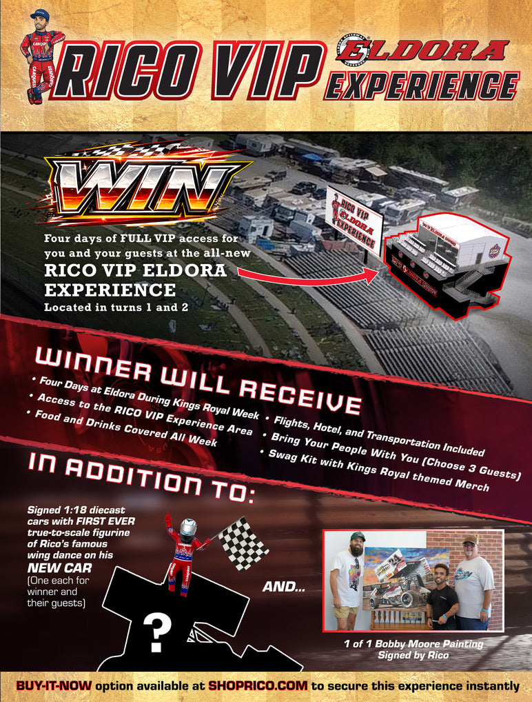 Golden Ticket to the RICO Eldora Speedway VIP Experience