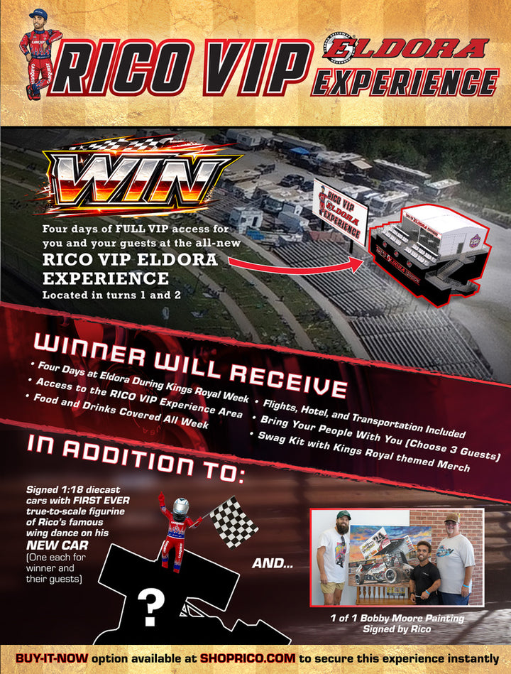 Golden Ticket to the RICO Eldora Speedway VIP Experience