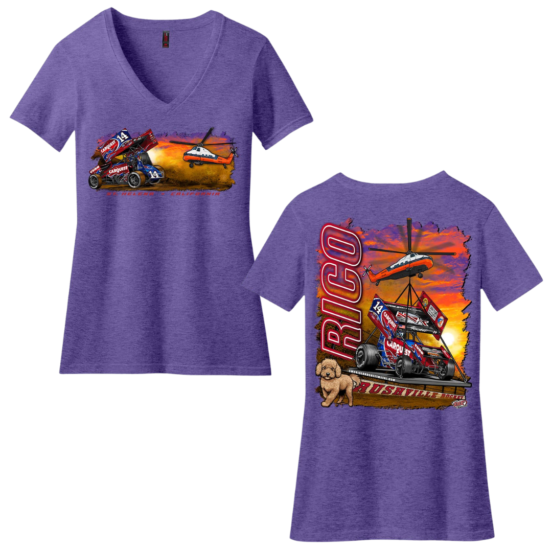 LADIES Helicopter V-Neck