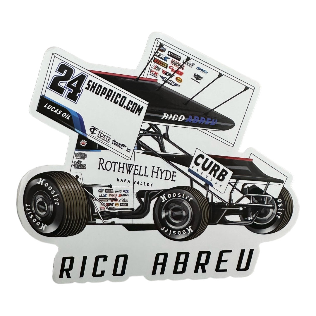 Rico Abreu Car Sticker