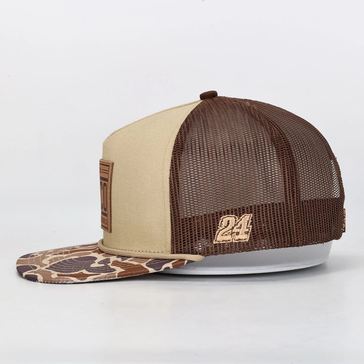 Tan Camo Flat Bill