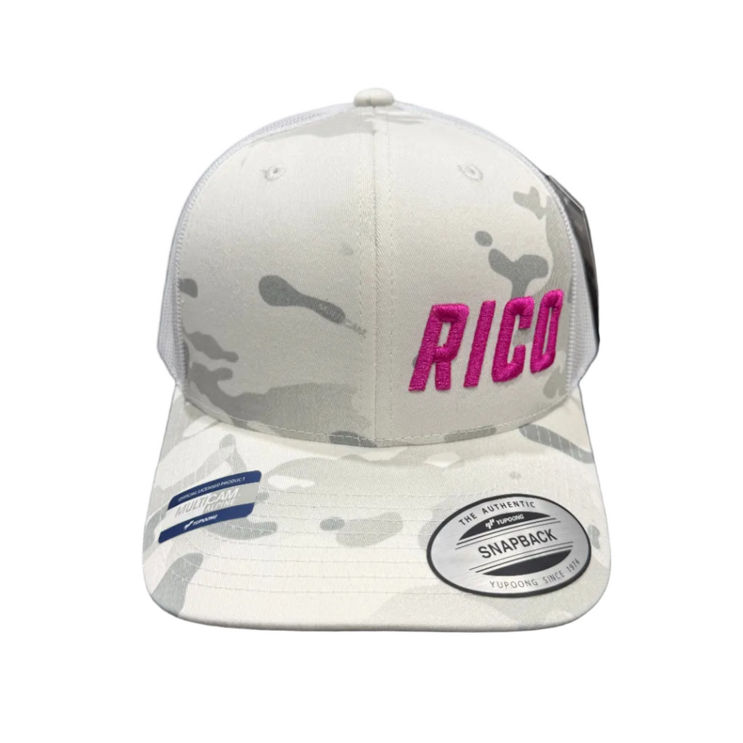 White Camo Pink RICO