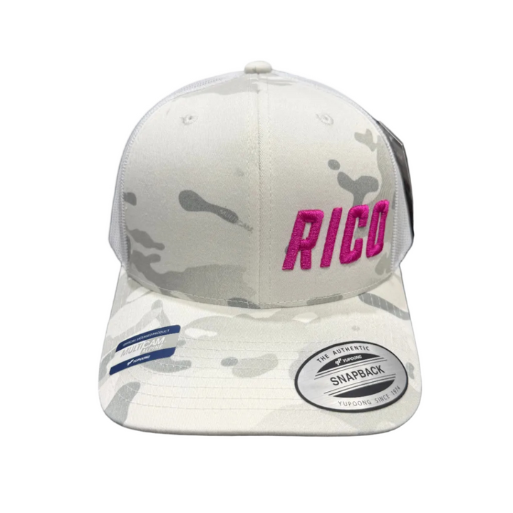 White Camo Pink RICO