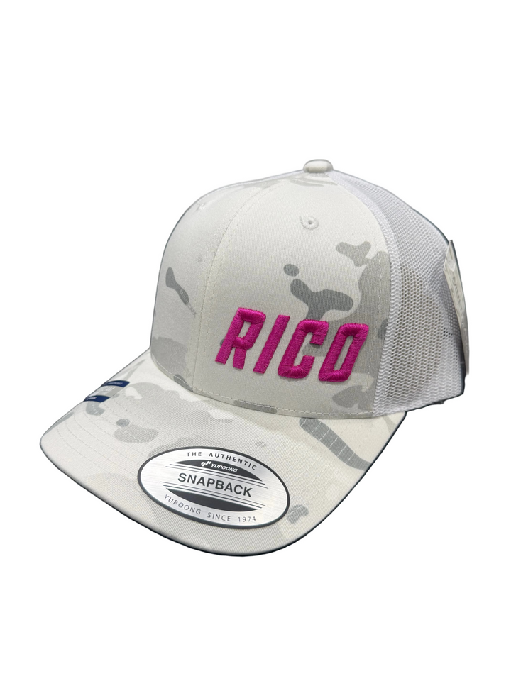 White Camo Pink RICO