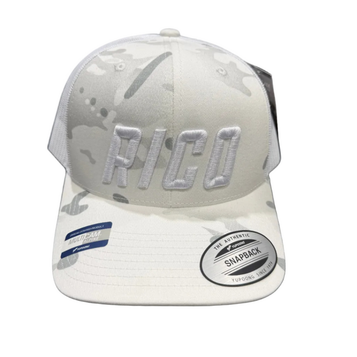 White Camo RICO Puff