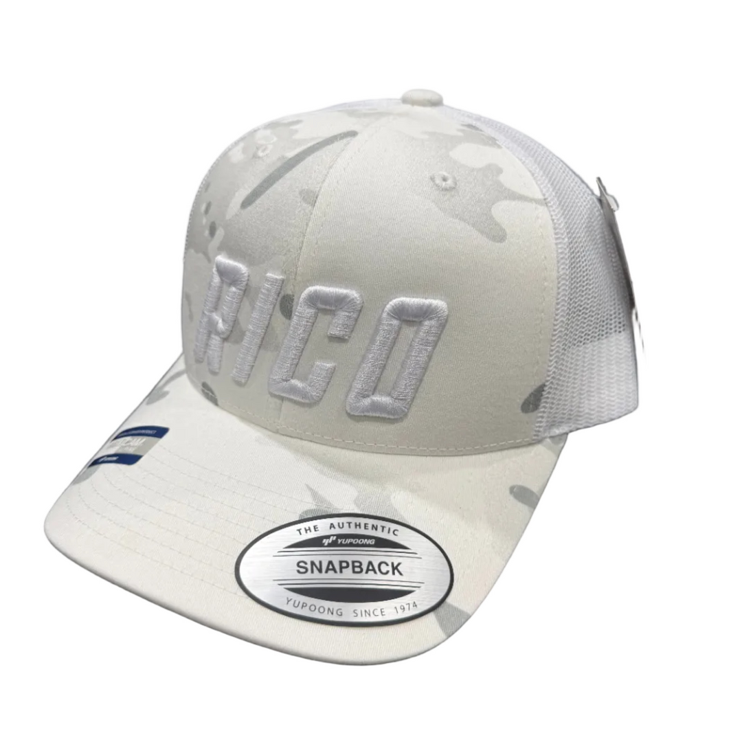 White Camo RICO Puff