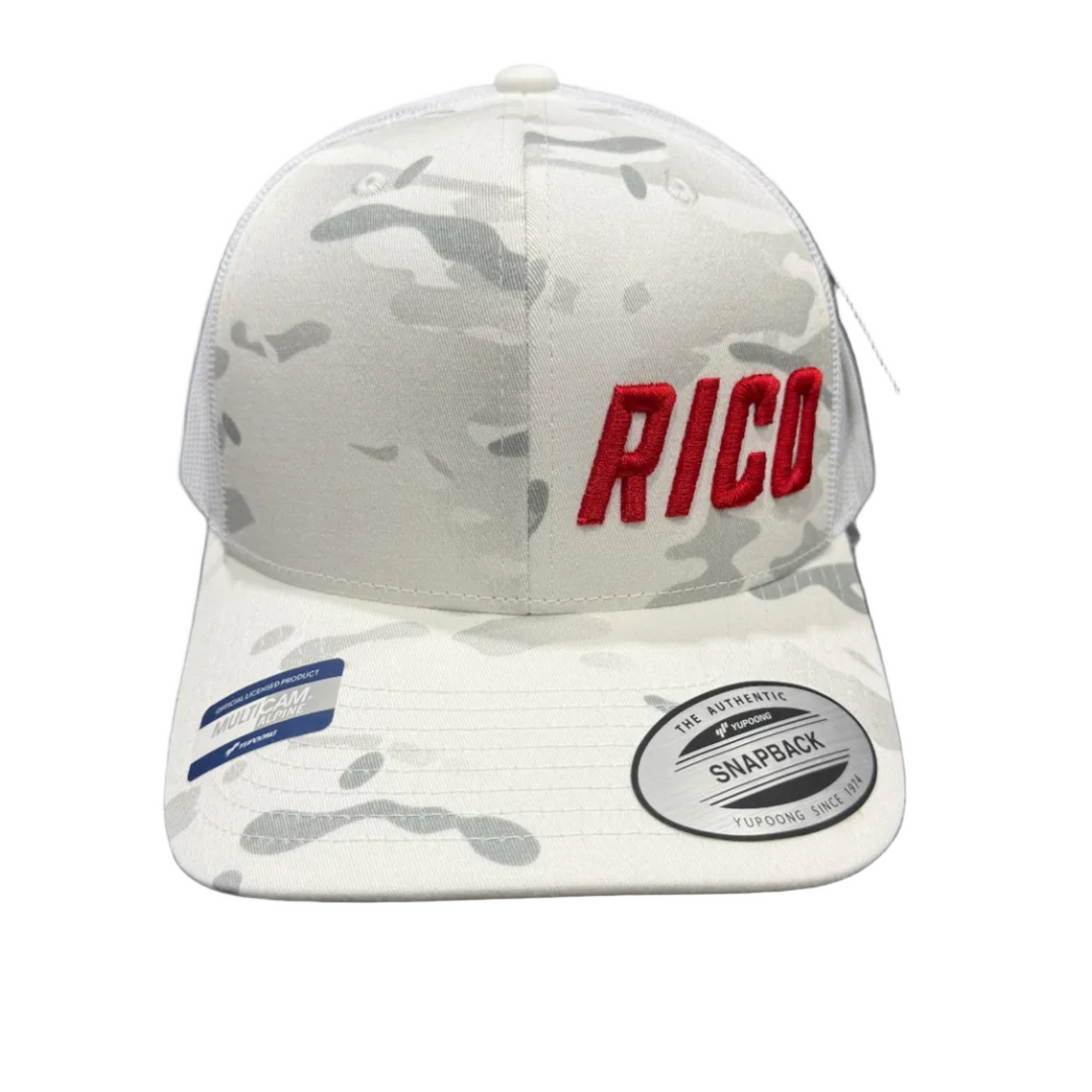 White Camo Red RICO