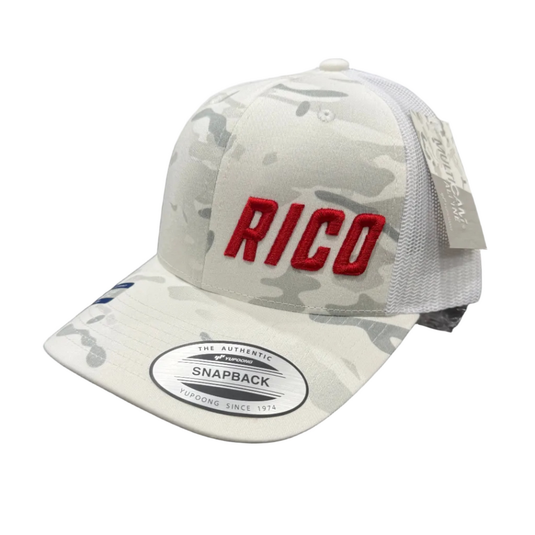 White Camo Red RICO