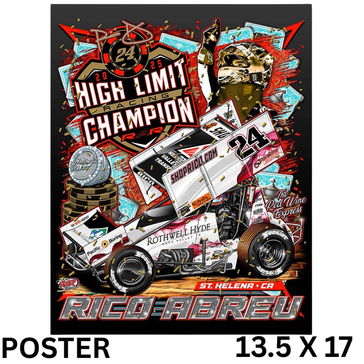 SIGNED 2025 High Limit Championship Poster