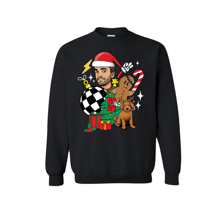 Adult Black Christmas Sweater