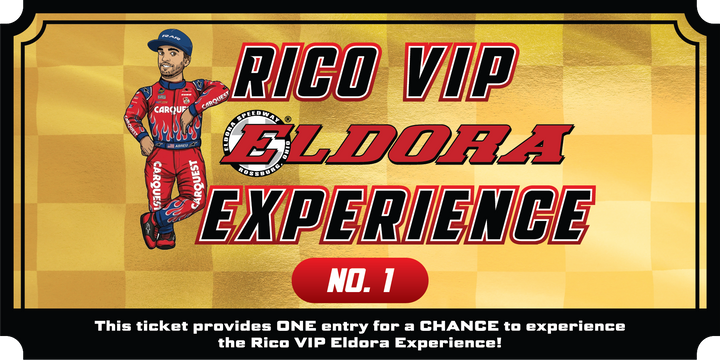 Golden Ticket to the RICO Eldora Speedway VIP Experience