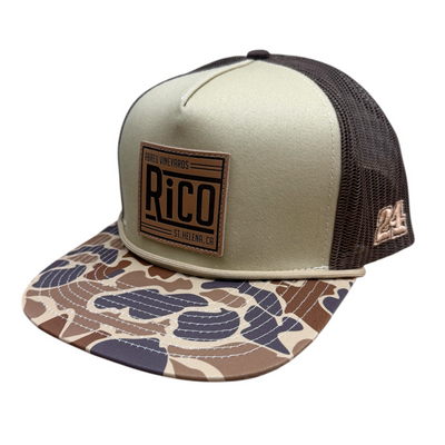 Tan Camo Flat Bill