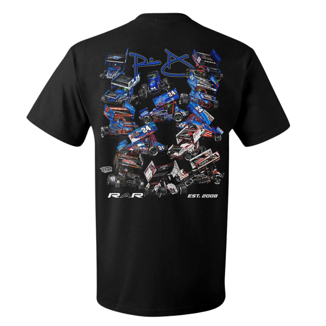 RAR Through The Years BLACK Tee
