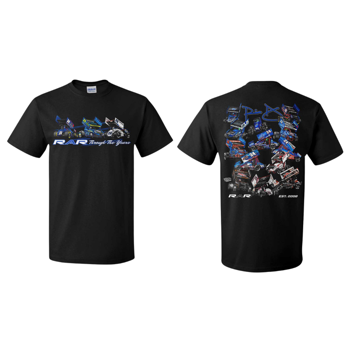 RAR Through The Years BLACK Tee