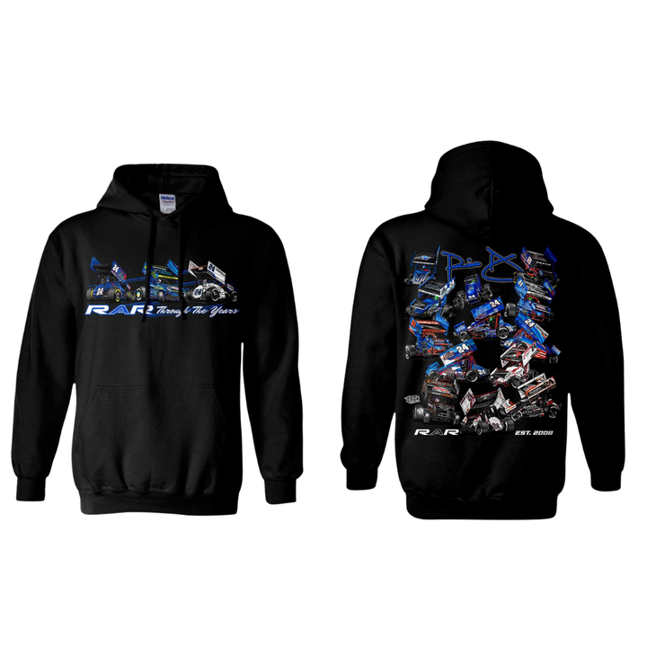 RAR Through The Years BLACK Hoodie