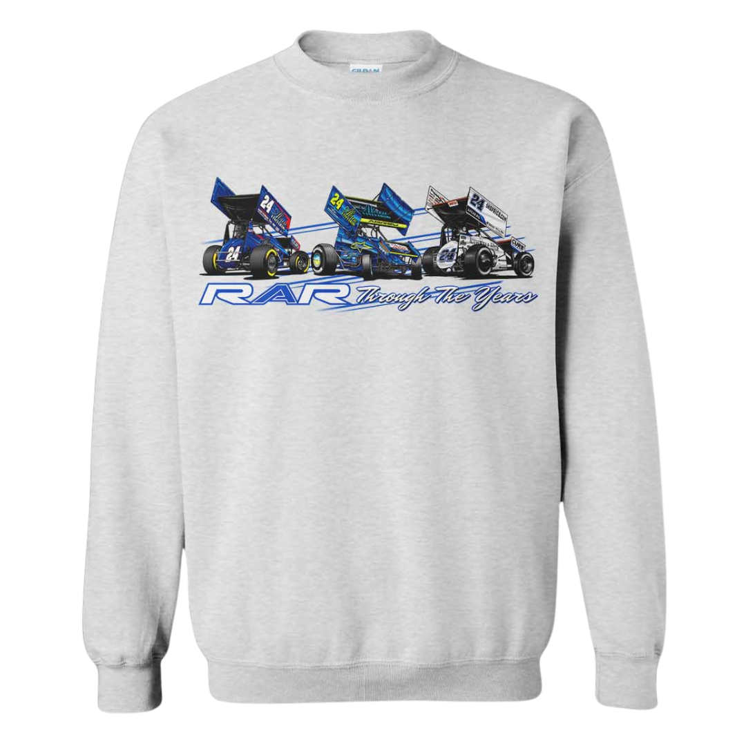 RAR Through The Years LIGHT GREY Crewneck