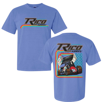 Blue Retro Summer Tee