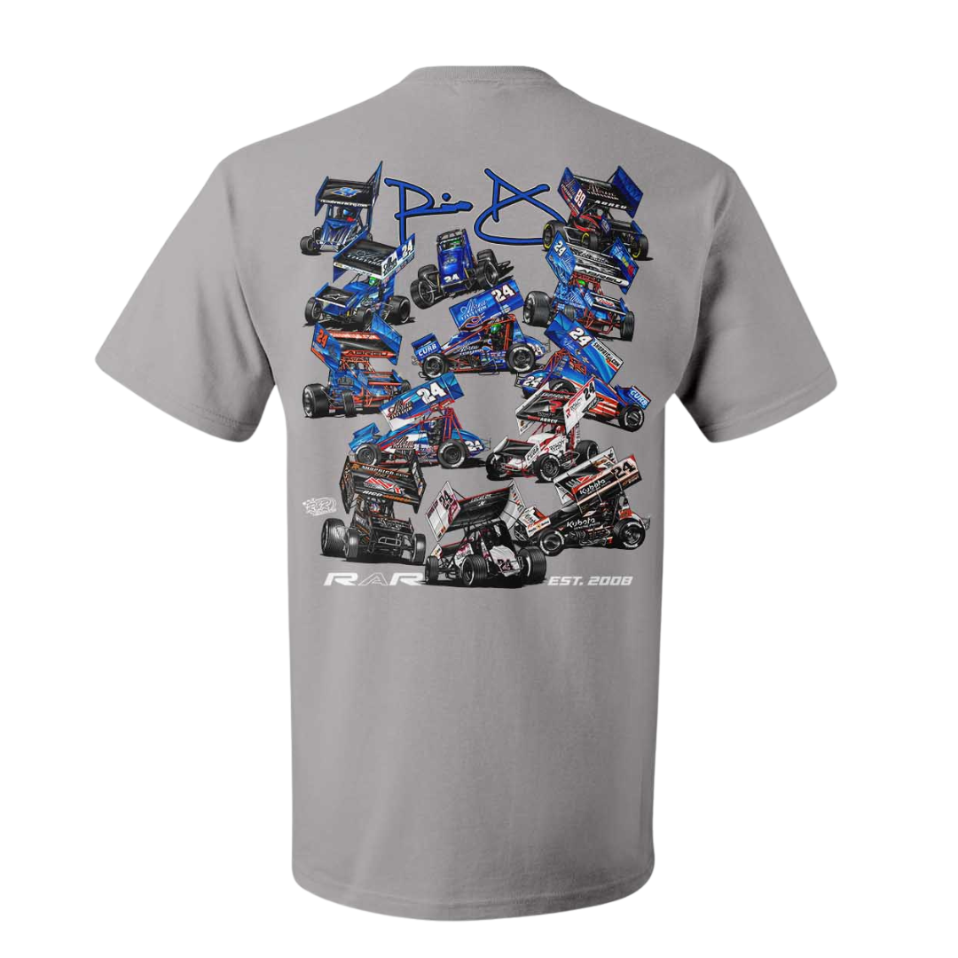 RAR Through The Years GREY Tee