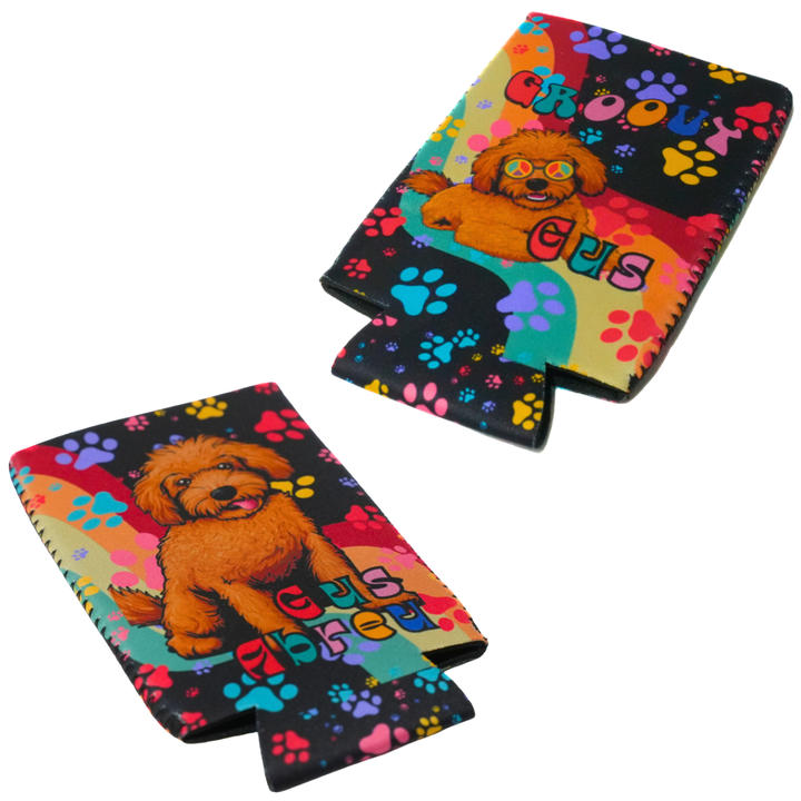 Groovy Gus Slim Can Coozie