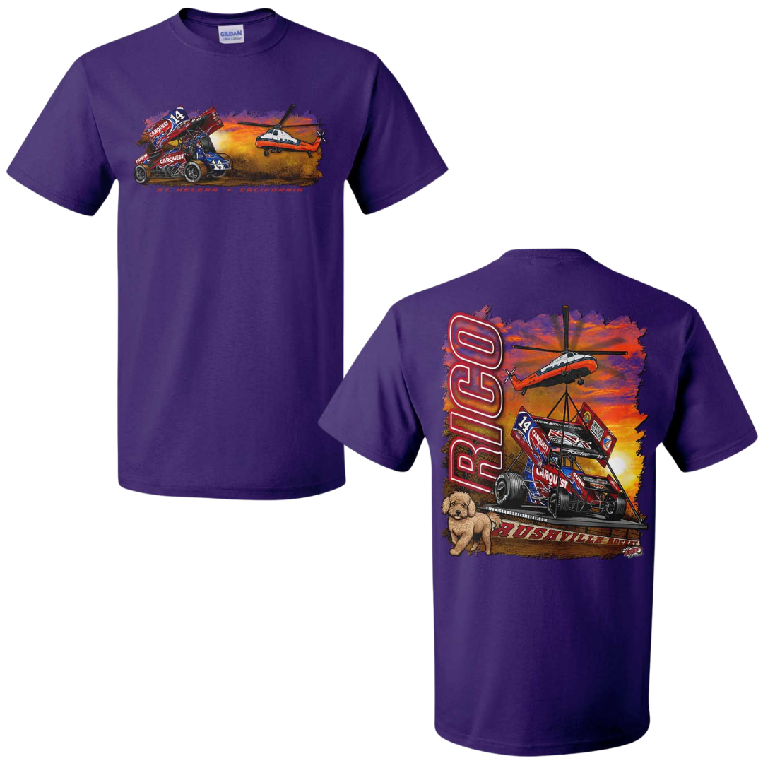 Purple Helicopter Tee