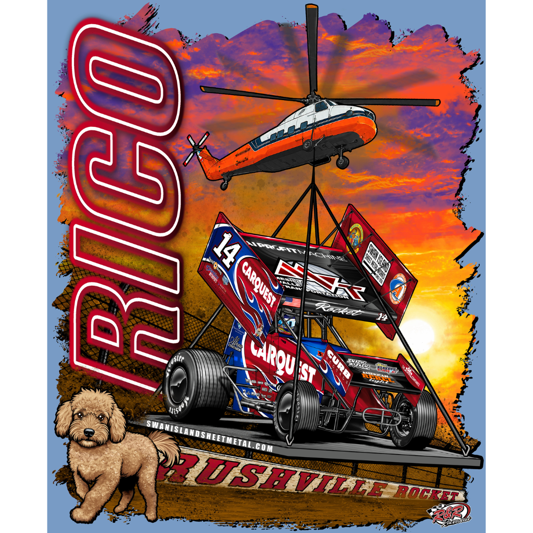 Helicopter Sticker