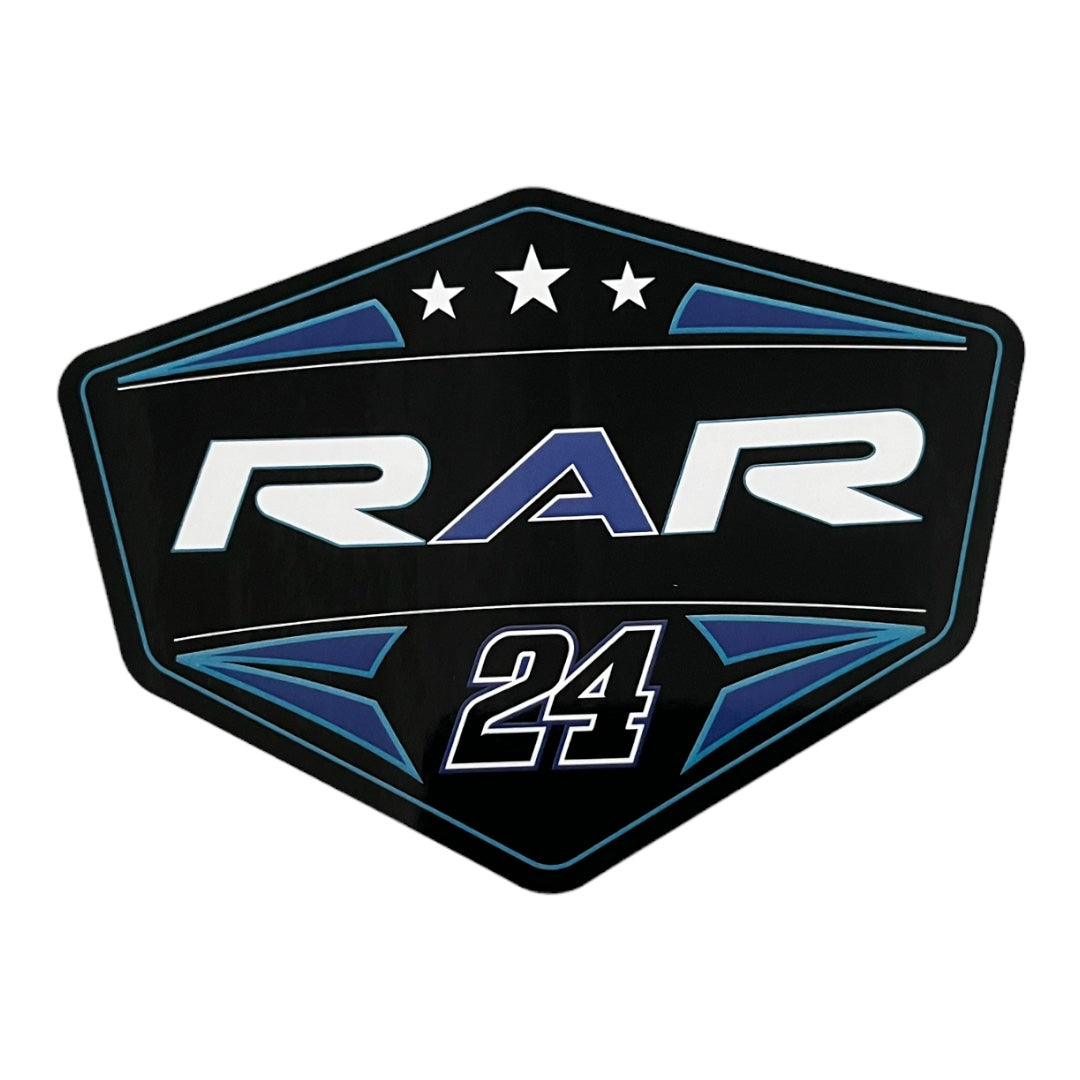 RAR 24 Star Sticker