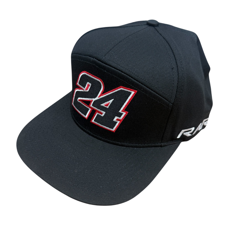Red 24 Flat Bill Hat