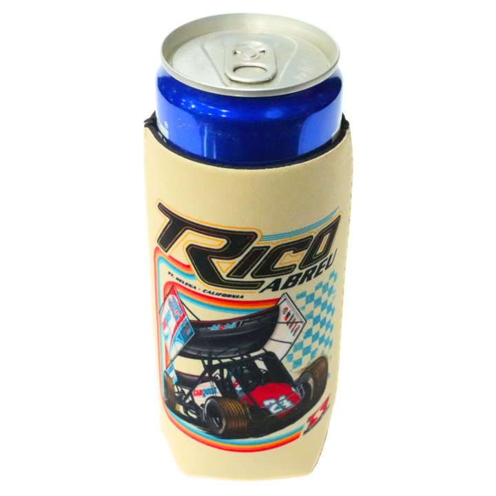 Retro Summer Slim Can Coozie