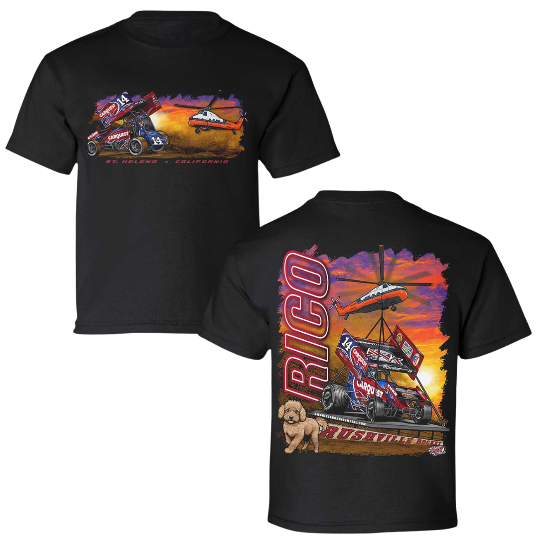 YOUTH Black Helicopter Tee